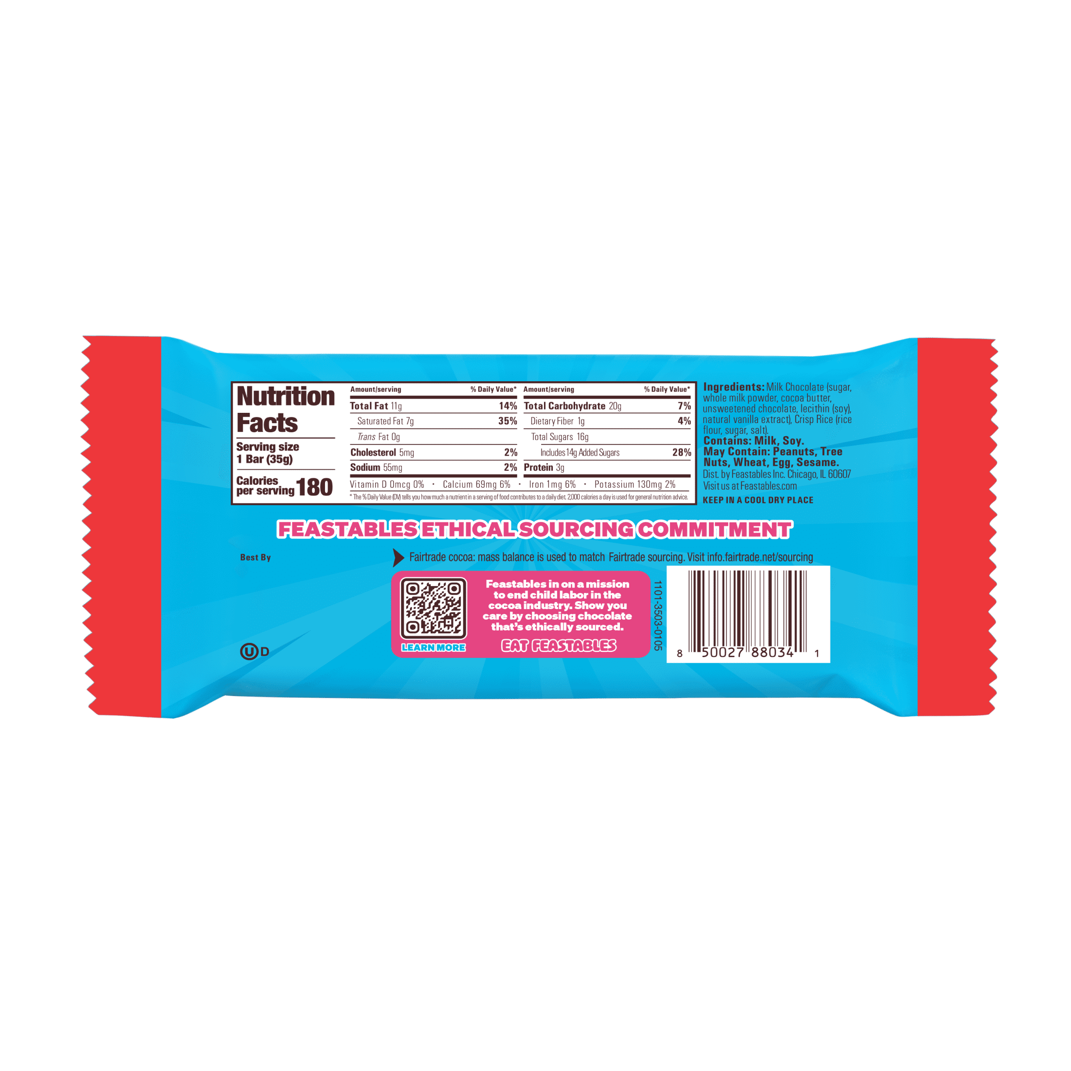 Feastables MrBeast Milk Chocolate Crunch Bar