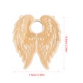 thumbnail image 4 of 5 pcs Wing Shape Wooden Crystal Ball Holder Mini Sphere Display Stand Tabletop Sphere Base, 4 of 8