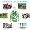 thumbnail image 5 of Haiem Green Leaves Pattern Boys Hoodie, Youth Pullover Hooded Sweatshirt, Kangaroo Pocket Hoodie for Kids Girls -Large, 5 of 6