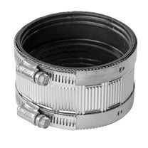 Black Swan 3 In. Neoprene No-Hub Coupling with Stainless Steel Clamps 21130