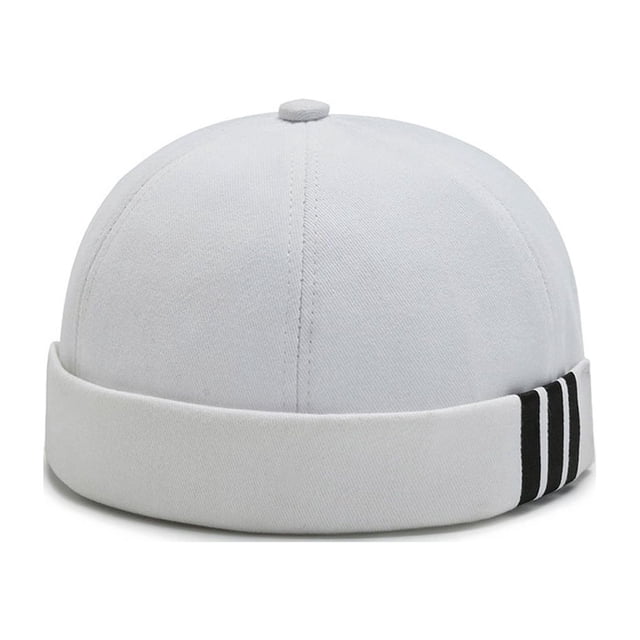 Sonducket Moda hombres mujeres Skullcap estampado marinero cubo Docker gorras sin borde ajustable sombrero Bonnet diario baile al aire libre Type10 NO10