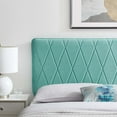 thumbnail image 6 of Headboard, King Size, Velvet, Blue, Modern Contemporary Urban Design, Bedroom Master Guest Suite, 6 of 10