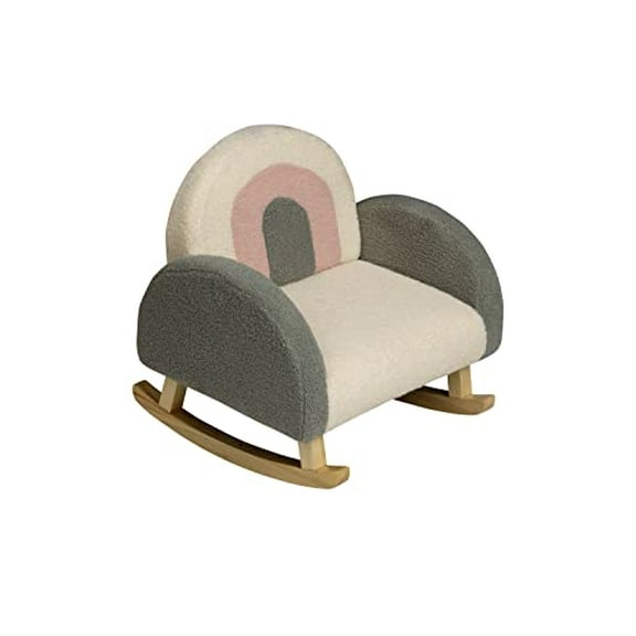 Gift Mark - Plush Kids Rocking Chairs - Grey