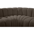 thumbnail image 6 of Meridian Furniture Arc Brown Boucle Fabric Modular Sectional, 6 of 7
