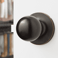 thumbnail image 2 of Hyper Tough Interior Non-Locking Ball Passage Hall & Closet Doorknob Oil Rubbed Bronze Finish, 2 of 7