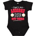 thumbnail image 3 of Inktastic That's My Awesome Sister out There with Volleyballs Boys or Girls Baby Bodysuit, 3 of 5