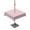 Pink Beige, variant on Black Striped Table Cloth Rectangle Outdoor Tablecloth, Modern Simple Farmhouse Beige Vintage Waterproof Table Cover with Umbrella Hole and Zipper for Party/Dining/Patio/Wedding 54x80 Inch