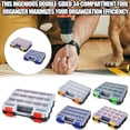 thumbnail image 3 of ZOUBAOQ 34 Compartment Professional Tool Organiser Case Box Storage Double Sided, 3 of 8