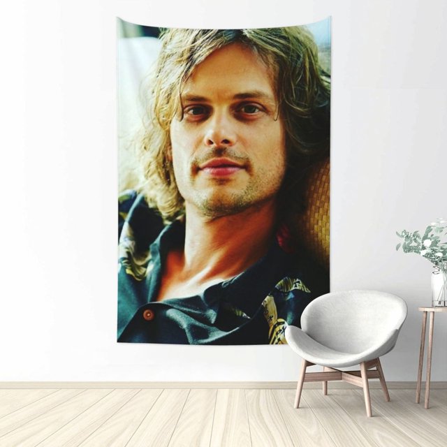 Tapiz de Matthew Gray Gubler para dormitorio, estampado artístico para colgar en la pared, pósteres estéticos, tapices de fondo para sala de estar, dormitorio, regalo para fanáticos, 90 x 60 pulgadas