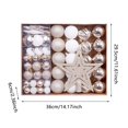 thumbnail image 2 of BKER Clear Glitter Hanging Shatterproof Baubles For Home, 2 of 6