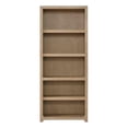 thumbnail image 3 of Pemberly Row Open Bookcase Office Storage Shelving Fully Assembled Light Brown, 3 of 9