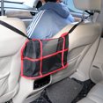 thumbnail image 3 of Blasgw 2021 New Car Net Pocket Handbag Holder Organizer Auto Interior Accessories Red, 3 of 3