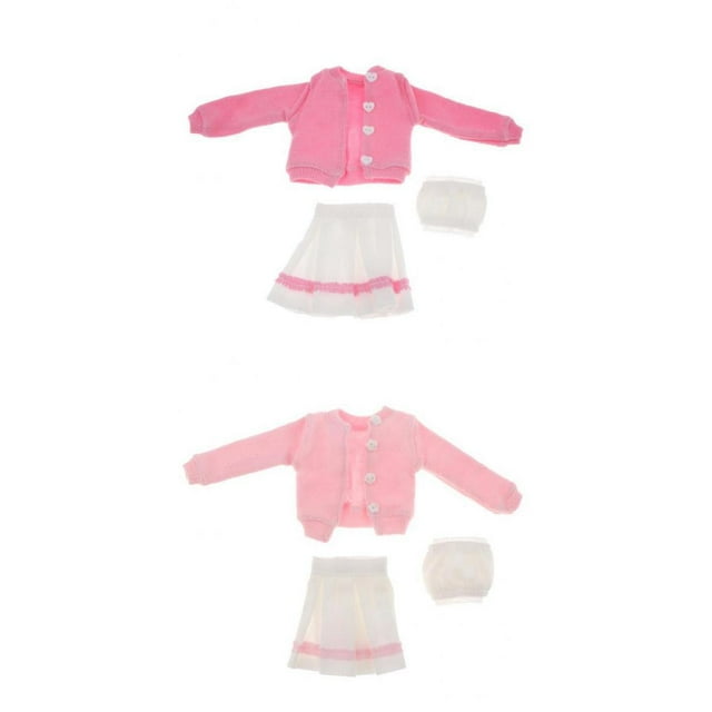 6 piezas de ropa de muñeca 1/6 para muñeca de CUTICAT ropa de muñeca de 12 pulgadas