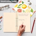 thumbnail image 4 of FORMRS 1-Subject Spiral Notebook 8" x 5" College Ruled 60 Refillable Sheet A5 Hard Cover, 2 Pack, Candy Lemon, 4 of 7
