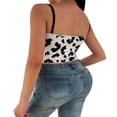 thumbnail image 4 of Women Lace Velvet Camisole Thin Straps Bodycon Camis Tops, 4 of 6