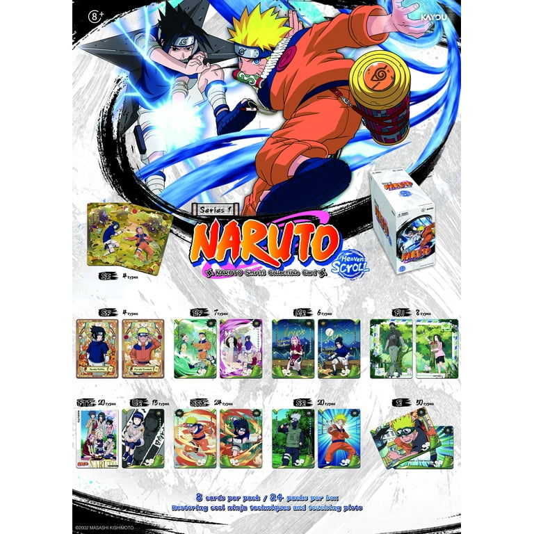 naruto booster box list Amazon.com: Naruto Kayou Tier 3 Wave 1 Booster Box Packs 20 Packs Per Box 5  Cards Per Pack Anime Trading Cards TCG CCG Offically Licenced (Booster Box  20 Packs) : Toys & Games main image 1