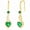05-Emerald-Yellow Gold, variant on FANCIME Women's 925 Sterling Silver March Birthstone Aquamarine Heart Infinity Dangle Earrings, Fine Jewelry Gifts for Her