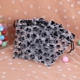 thumbnail image 5 of 25pcs Black Cat Claw Organza Jewelry Bag Wedding Party Candy Gift Bags 9x12 10x15 13x18cm Drawstring Jewelry Packing Pouches black 13x18cm, 5 of 6