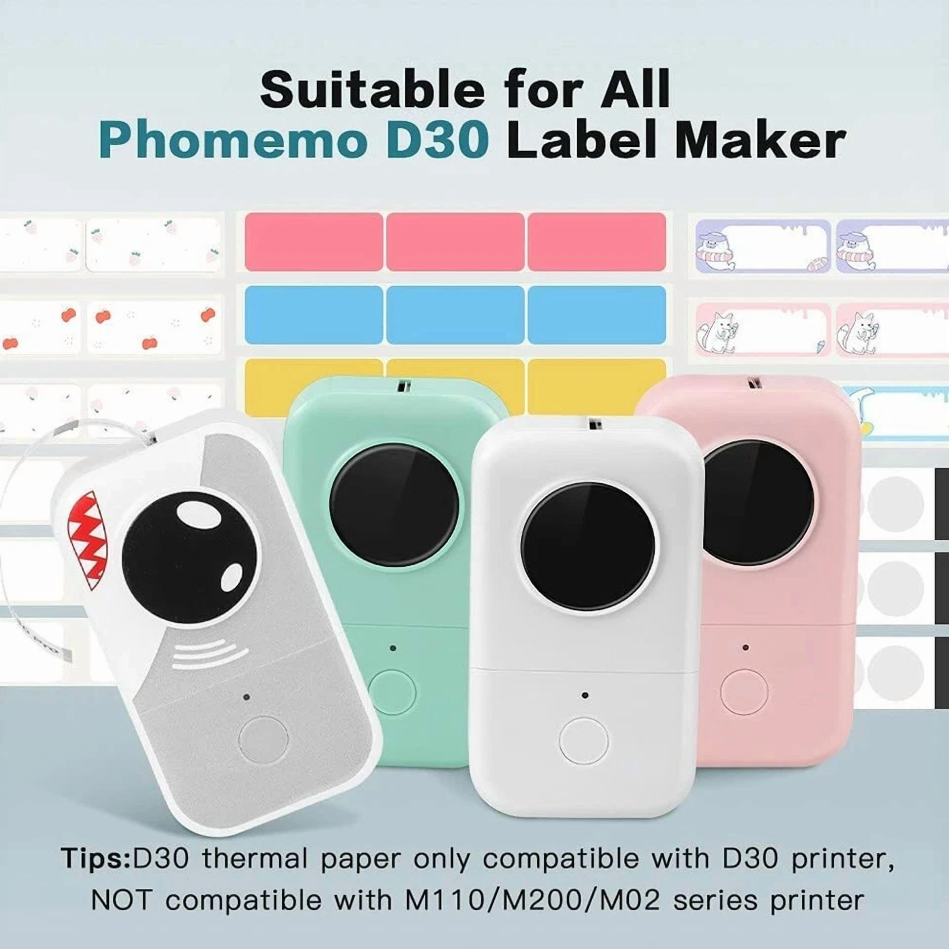BUTTERFLY- Phomemo D30 Sticker Paper 12×40Mm Starry Night Self-Adhesive Thermal Label