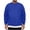 Blue, variant on Classic Sweatshirt for Men, Casual Crewneck Long Sleeves Pullover Tops Loose Fit Sweatshirts No Hood Solid Colour Jumpers Lightweight Regular Fit Basic T-Shirts