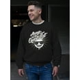 thumbnail image 2 of Always VIP - Guest List Cool Retro Emoji Party Men's Sweatshirt, 2 of 4