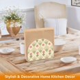 thumbnail image 6 of Yayeee Napkin Holder for Table Kitchen Paper Tissue Organization, Pastel Green Geometric, 6 of 8