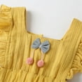 thumbnail image 5 of NOKIO Baby Girl Sleeveless Jumpsuit, Baby Rompers With Ruffle Details, Children's Playsuits Baby Girl Clothes Lace Jumpsuit Ruffles Romper Sleeveless Romper Bodysuit Sunsuit Outfits Set, 5 of 9