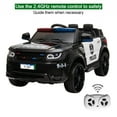 Kids Ride on Toys Police Car, 12 Volt Ride on Cars with Remote Control