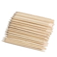 thumbnail image 3 of Varilla De Agitación 100 piezas de arte de uñas de madera naranja removedor de empujador de cutículas para manicura Sywqhk Cuidado Belleza, 3 of 7