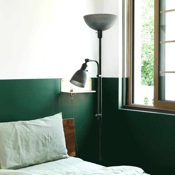 Preenex AntiqueStyle 71" Torchiere Combo Floor Lamp with Adjustable