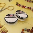 thumbnail image 3 of The Beadsmith Fireline by Berkley - Micro-Fused Braided Thread - 8lb. Test, .007"/.17mm Diameter, 15 Yard Spool, Black Color - Super Strong Stringing Material for Jewelry Making and Bead Weaving, 3 of 8
