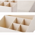 thumbnail image 2 of XmhyTop Caja de almacenamiento de cosméticos - dividida en compartimentos, almacenamiento perfecto, gris, 1 pieza, 2 of 5