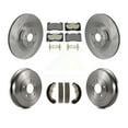thumbnail image 1 of Transit Auto Front Rear Disc Brake Rotors Semi-Metallic Pads and Drum Kit for Car 2016-2018 Ford Focus RS K8F-104112, 1 of 11