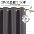 thumbnail image 2 of Cortinas separadoras de ambientes RYB HOME, opacas, color gris, 250 x 210 cm, 1 panel, 2 of 9