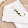 thumbnail image 5 of Balsa Circle 5 White Premium 20x20 in Scuba Polyester Dinner Table Cloth Napkins Party Events Decorations Supplies, 5 of 8