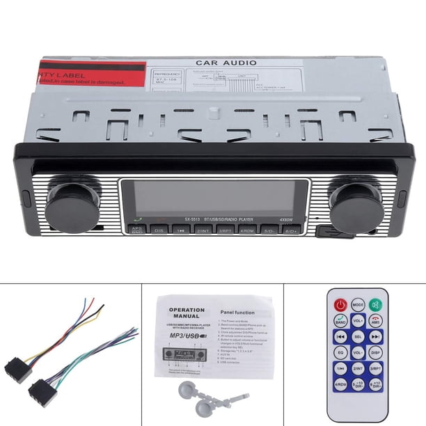Reproductor MP3 para coche EpathChina 12 V Bluetooth con FM/USB/SD/AUX