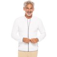 thumbnail image 2 of Coolibar Men's Packable Jacket - UPF 50+ Sun Protection - Arcadian in White, 2 of 6