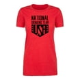 thumbnail image 2 of USA National Drinking Team, Funny Beer Shirts, Women's Graphic T-shirts - Heather Red MH200WPATRIOT S13 XL, 2 of 3