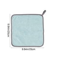 thumbnail image 3 of COM1950s Microfiber Cleaning Cloths, 10 Pack, Lint Free, Streak Free, Highly Absorbent, Reusable Towel for Kitchen, Glass, Car Cleaning, 3 of 9