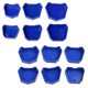 thumbnail image 3 of 2025 6pcs Dental Lab Plaster Model Base Former Molds Tray Dentist Oral Care Tool, 3 of 5