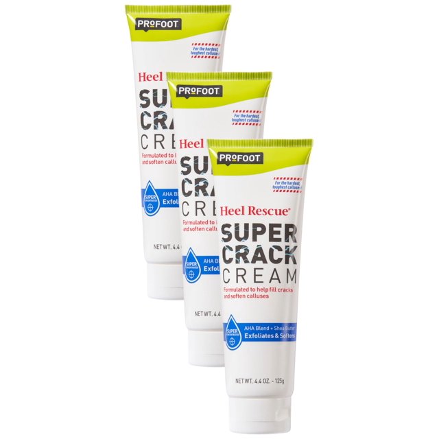 Crema para pies PROFOOT Heel Rescue Super Crack 130 ml (paquete de 3)