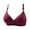 Wine, variant on yievot Wireless Bras for Women Wirefree Full Coverage Push Up Bra Lift and Support Comfort Everyday Bras Bralette