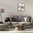 thumbnail image 4 of Stupell Industries Modern Terracotta & Grey Abstract Gray Floating Frame Canvas Art, 17 x 21, by June Erica Vess, 4 of 8