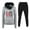Gray 2 pieces outfits, variant on Usmixi Holiday Tracksuits Set for Women Womens Hoodies 2 Pieces Outfit Fashion Love Letter Print Hooded Sweatshirt and Drawstring Jogger Pant Sweatsuit Sets with Pocket up to 60% off