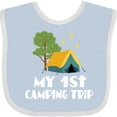 thumbnail image 3 of Inktastic My 1st Camping Trip Boys or Girls Baby Bib, 3 of 4