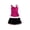 Pink - magentablk, variant on Profile Womens Ruched E-Cup Skirtini 2 Piece Tankini, Pink, 32E