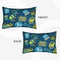 thumbnail image 4 of Balery Machinery Road Construction Pillow Covers,Bed Pilowcases,Reversible Plush Throw Pillow Covers End Pillow Encasement,Pillow Case - 14"X20", 4 of 9