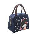 thumbnail image 1 of Bolso Bolsa de Almuerzo Alimentos Comida Forma de Chica Para Viaje Picnic Portátil Azul Sunnimix Bolso del almuerzo, 1 of 7