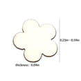 thumbnail image 3 of Aihimol 50 Pcs Wooden Blank Kids Doodle DIY Wooden Flower Decals Crafts Wedding Home Decor Holiday Decor, 3 of 8