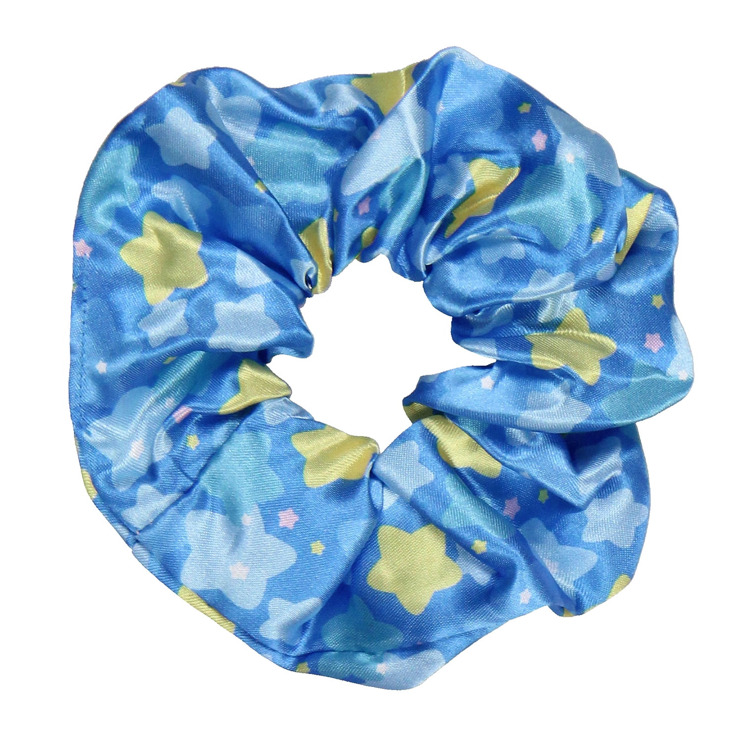 Kirby Video Game 3D Character Scrunchie Set Hair Ties Hair Accessories For All Hair Types 3 Piece Set | Pain-Free Removal For Braids Ponytails